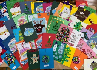 Świąteczna kartka dla szpitala